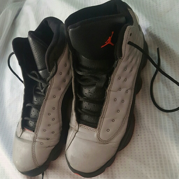 Nike Air Jordan 13 Retro PRM BG SZ 7Y Reflective - Picture 2 of 6